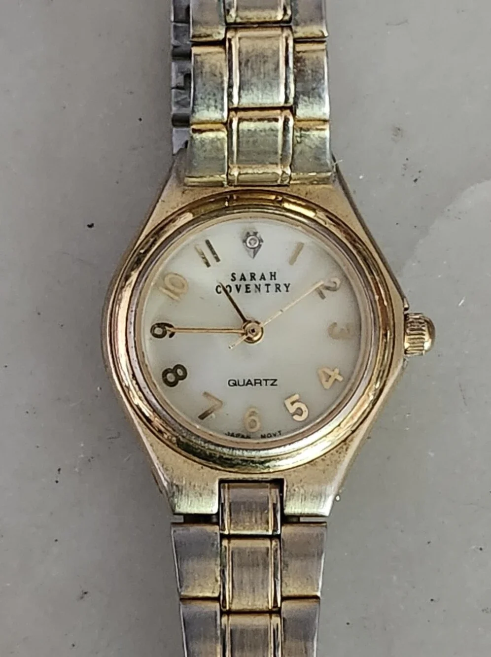 Vtg Sarah Coventry Nelsonic Gold Tone Women's Watch